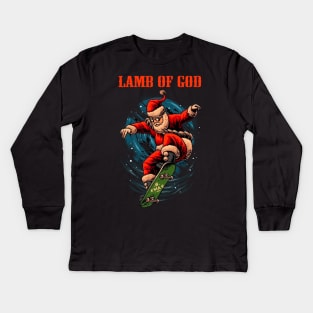 LAMB OF GOD BAND XMAS Kids Long Sleeve T-Shirt